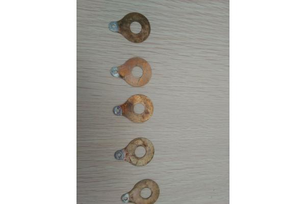 Professional Piezoelectric Ultrasonic Transducer Silver On The Surface