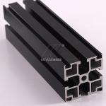 Black Anodized Aluminium Alloy Profile 40x40mm 6000 7000 Series 5.8-5.98m Length for sale
