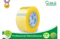 China Pressure Sensitive BOPP Packing Tape Strong Adhesive Single Sided Clear Shipping Tape supplier