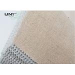 Woven Shrink Resistant Necktie Interlining Fusible Adhesive Wool Interlining for sale