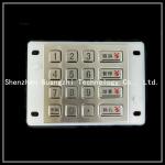 LED light SUS304 IP67 waterproof numeric keypad for car washing machine