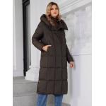 Smokey Maroon Loose Style Warm Winter Coat Women Perfect For Outdoor Adventures for sale