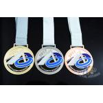 Commercial Die Cast Sports Award Medals , Custom Made Medallions Smooth Back for sale