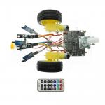 7V-12V Arduino Car Robot Kit Line Tracking Fire Fighting Infrared Remote Control for sale