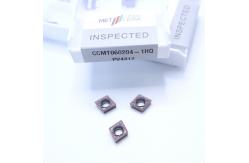 China Fracture Resistance Carbide Cutting Tool Inserts Good Surface Smoothness CCMT060204-1HQ PV4312 supplier