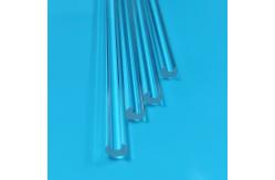 China Semi Circular Groove Fused Quartz Substrate 4×3.6×185mm Precision Machined supplier