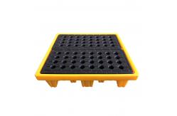 China Virgin HDPE Plastic Spill Pallets 2 Drum Spill Containment Platform supplier