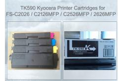 China Kyocera TK590K Toner Cartridge Black For FS-C2526 C2626 M6026 M6526 supplier