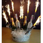Smokeless Stage Ice Fountain Sparklers / 0.029 CBM Birthday Candles Fireworks for sale