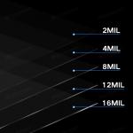 4mil UV99% Shatterproof Security Window Film for Glass Protection