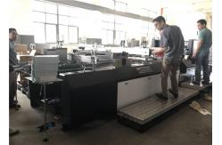 China Fully Automatic Window Patching Machine Screen Print Gluing For Paper / Carton Box supplier