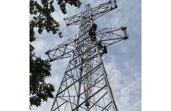 China 110kV Transmission Line Galvanized Angle Steel Lattice Pylon supplier