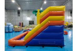 China PVC 4x4x3m Inflatable Combos Little Bounce House Kids Bouncy Castle With Slide supplier