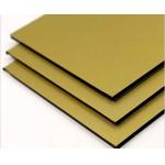 Curtain Wall Decoration AA1100 0.21mm Brushed PVDF Alu Composite Panel for sale