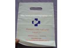 China Custom White Degradable Plastic Bags Die Cut For Car Tidy / Rubbish supplier