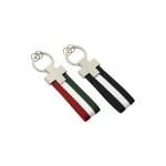 Webbing Car Leather Key Holder Rectangle Keychain Iron Pantone Hang for sale