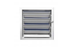 China OEM Glass Vertical Louver Window Blade White Black supplier