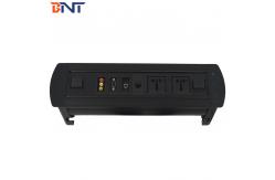China With  1* VGA / 1*RJ45 Configuration Desk Flip Up Power Data Outlet supplier