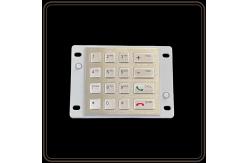 China 16 Keys Metal Numeric Keypad Stainless For Telecommunication Equipment supplier