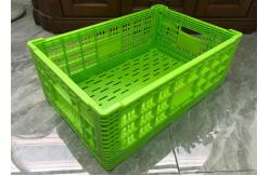 China 4400PCS Loading Plastic Vented Crates 600*400mm For Veg Fruits supplier