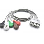 Compatible Mindray Bene TMS60 AHA IEC 1m 5 Lead ECG Cable for Patient Monitor for sale