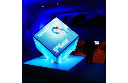 China Micro Machining Mobile Rotating LED Screen supplier
