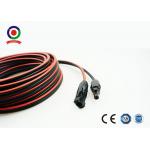 Auto Lock OEM 6mm2  Solar Cable , Dust Proof Solar Panel Power Cable for sale