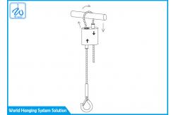 China Hook Wire Suspension Hanging Kit Adjustable Height DIY Installation Mode supplier