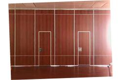 China Soundproof Wooden Movable Partition Walls / Folding Partition Wall Systems supplier