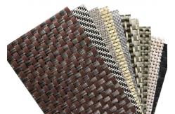 China PVC Vinyl Coated Polyester Mesh Fabric With Different Weave Patterns supplier