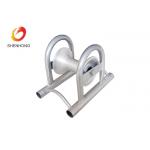Aluminium Straight Line Cable Rollers Narrow Trench Cable Pulling Pulley for sale