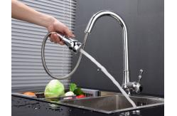 China 304SUS 360 Degree Flexible  Retractable Sink Faucet With Sprayer supplier
