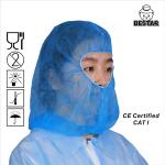 Soft Nonwoven Balaclava Disposable Surgical Hood SPP 10gsm for sale