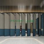 Multi Function Hall Automatic Room Dividers With Modern Design And Density 32kg/M2