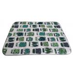 Microfiber Dish Mat Sublimation Kitchen Absorbent Microfiber Dish Drying Mat for sale