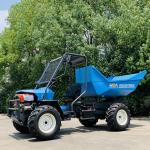 Green Mini Agriculture Tractor Articulated Steering With Golden Fish Engine