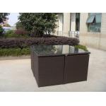 5pcs rattan cube sets outdoor wicker sofa set with square table