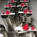 2 frame Manual Stainless Steel Bee Honey Extractor for beekeeping