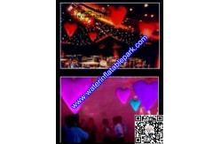 China 1m Heart  Inflatable Decoration , Hanging Inflatable Wedding Decorations supplier