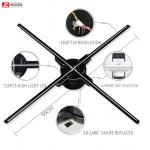 JCVISION 3D Holographic Display 65cm Wifi Fan 3D Hologram AD LED Fan