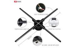 China JCVISION 3D Holographic Display 65cm Wifi Fan 3D Hologram AD LED Fan supplier
