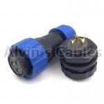 SD20 TP ZM Waterproof Cable Connector Electrical Power Connectors Male Panel Mount Part for sale