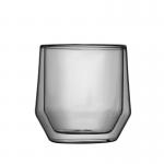Double Wall Thermos Glass Coffee Cup Hand Blown Borosilicate Glass Material