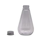 Medicine Storage 250ml HDPE Unique Shape Plastic Liquid Bottle with Customized Logo and Aluminum Cover for sale