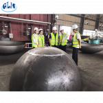 Ellipsoidal ANSI 300mm Carbon Steel Pipe Caps Welded Pressure Vessel Dished Ends for sale
