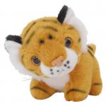 EN71 25cm Simulation Tiger Stuffed Doll With Polypropylene Cotton Filling for sale