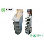 Custom Retail Printed Pop Cardboard Cosmetic Display Carton Floor Display Stand for sale