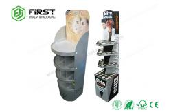 China Custom Retail Printed Pop Cardboard Cosmetic Display Carton Floor Display Stand supplier