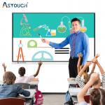 65 Inch Finger Touch Screen Interactive Whiteboard Monitor Smart Lcd Display Rohs for sale