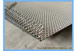 China Precision Woven Vibrating Screen Mesh With Bending Or Welding Hooks supplier